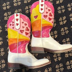 Colorful Heart Kids Boots